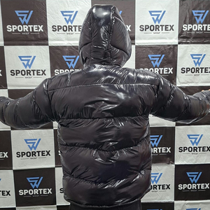 OEM Manufacturer Designer Streetwear <b>Thick</b> Heavyweight <b>Fleece</b> Reversible Breathable Eco-Friendly Quick Dry Hooded Winter <b>Jacket</b> - Product Image 3