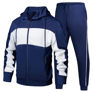 Conjunto Deportivo de Algodón para Hombre, Sudadera con Capucha y Pantalones Jogger, Ropa Casual para Correr y Uso Diario - Product Image 1