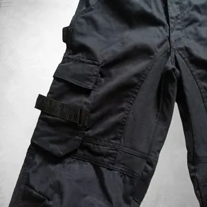 Pantalon de travail cargo noir pour homme avec poches pour genouillères |   Pantalons de travail sans logo - Product Image 5