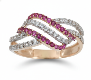 Anillo Encantador para Mujer, Oro de 18k, Acabado Elegante, Accesorio Sencillo pero Sofisticado para Realzar el Estilo Diario - Product Image 2