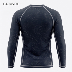 High Quality Unisex Short Sleeve Rash Guard Heat-Transfer Printed Breathable Eco-Friendly Quick Dry UPF 50+ Athletic <b>Compression</b> - Product Image 2