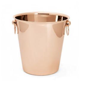 Seau à glace en acier inoxydable avec couvercle et pince, rond, résistant à la rouille, design classique, pour fêtes - Product Image 6