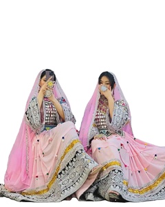 2025 Vintage afghan Kuchi robe à la main traditionnel brodé Pashtun Culture tenue décontractée pour les femmes respirant Festival porter - Product Image 2