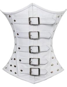 คอร์เซ็ตของผู้หญิงวินเทจชุดกระชับสัดส่วนเซ็กซี่แบบโอเวอร์บัสท์คอร์เซ็ทหนังระบายอากาศทันสมัยสำหรับขนาดใหญ่พิเศษ - Product Image 4