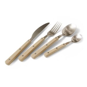 Cuillères et fourchettes décoratives de table en métal avec manche en résine pour la cuisine - Product Image 2