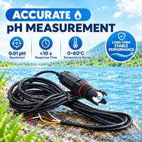 Sensor pH Air Lorawan 0-14pH RS485 Modbus Elektroda pH Digital untuk Pengolahan Air dan Pemantauan Air Limbah