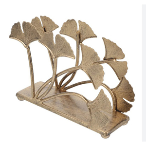 <b>Kitchen</b> Dining Table Decoration Wholesale Luxury Metal Napkin Holder Gold <b>Paper</b> Holder for Restaurant Wedding - Product Image 1