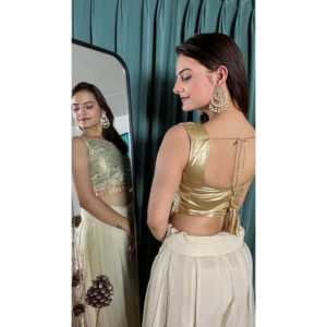 Stylish Women's Plazzo Set with <b>Mirror</b> & Stone Work Elegant Women's Sets - Product Image 2