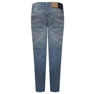 Pantalones Vaqueros de Hombre Vintage Slim Fit de Algodón Denim de Pierna Recta Casuales con Cremallera, Servicio OEM de Color y Talla Personalizados, Antiencogimiento - Product Image 5