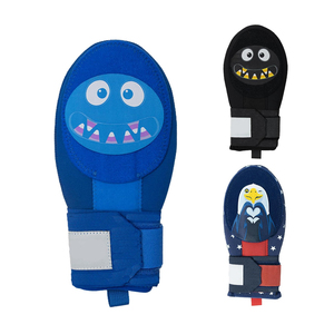 Guantes de Deslizamiento para Niños con Diseño de Monstruo Azul, con Correa Ajustable, Duraderos para Uso en Exteriores, Guantes de Deslizamiento para Competición - Product Image 4