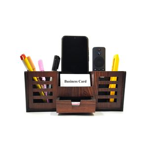 AYAANS Porte-couverts polyvalent en bois fait à la main panier/support de cuillère pour la cuisine support d'organisateur de stockage de caddie en bois par AYAANS - Product Image 4