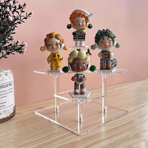 Support d'affichage moderne en acrylique avec plusieurs niveaux Solution d'organisation élégante efficace pour les miniatures et les figurines - Product Image 3