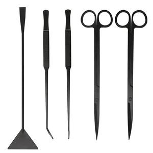 Pinzas para peces de acero inoxidable, kit de herramientas de limpieza para acuarios, pinzas largas de acero inoxidable para peceras, kit de red de agarre. - Product Image 5