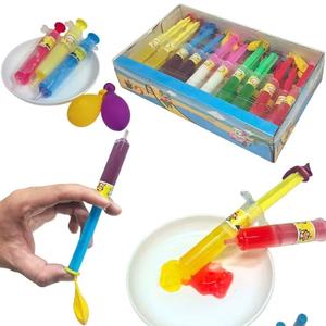 Bonbons américains en gros à bas prix, bonbons pour enfants, seringue, diverses saveurs de fruits, confiture <span class=keywords><strong>liquide</strong></span>, bonbons avec des jouets ballon - Product Image 1