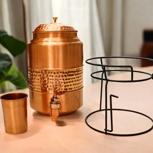 Distributeur d'eau en cuivre de style rustique, ambiance campagnarde, couleur unie, prix de gros - Product Image 2