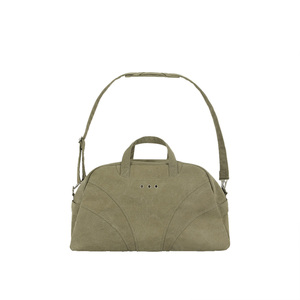 Wholesale <b>Canvas</b> + PU Leather Duffle <b>Bag</b> Custom OEM western style luggage <b>Bag</b> Fashion Letter Unisex Organizer Large Capacity - Product Image 5