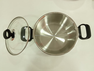 Korean Stainless Steel Cooking <b>Pot</b> <b>Sets</b> 08-Piece High Grade Restaurant Kitchen Utensil Oven Safe Dishwasher Safe 3-Layer Bottom - Product Image 5