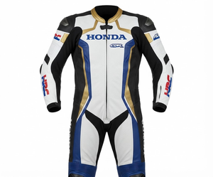 Combinaison de moto Zonda Premium Leather MotoCP Racing 1 pièce, équipement de conduite avec bosse niveau 2 CE, sur mesure - Product Image 1