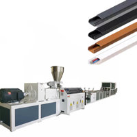 Extrudeuse bivis conique à rotation inverse FULLWIN 55kW 380V contrôlée par PLC, rapport L/D 22:1, 150 tr/min, vis 38CrMoALA, facile à utiliser