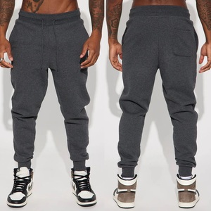 Pantalon de jogging en molleton double face pour homme, taille XL, épais et doublé, coupe droite décontractée pour le sport et les activités de plein air - Product Image 4