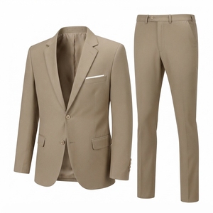 Traje de Hombre de 3 Piezas en Gris Claro, Corte Entallado, Blazer, Chaleco y Pantalones Formales para Boda, Oficina o Negocios - Product Image 4