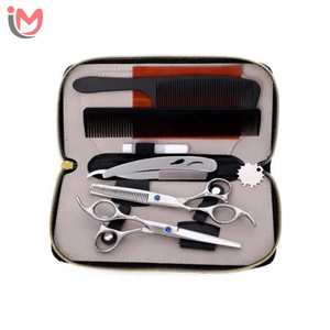 Top Quality Barber <b>Thinning</b> Shears Kit <b>Mirror</b> Polish Beautiful Barber Kits Barber Scissors Set With Comb OEM Wholesale - Product Image 1