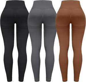 Leggings de sport pour femmes, taille mi-haute, élastiques, anti-UV, écologiques, respirants, sans coutures, en Spandex/Nylon 220g - Product Image 4