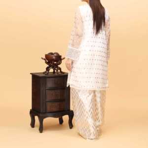 2 piezas adornadas Organza Zari Suit PS4229 para Club Dress-Up - Product Image 1