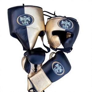 Guantes de Boxeo Profesionales de Cuero con Cierre de Cordones, Ligeros, Transpirables, con Absorción de Impactos y Logotipo Personalizado - Product Image 5