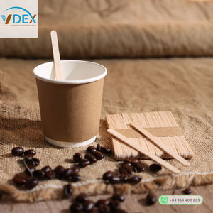 Agitadores de Café de Madera VDEX - Palitos para Agitar Café de 7.5 Pulgadas, 100 Unidades, Agitadores Desechables de Madera de Abedul para Café/Bebidas, Agitadores para Bebidas - Product Image 3