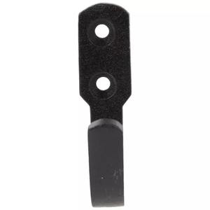 Metal J Hook Iron Wall Hook Black Wall Hook <b>Industrial</b> Wall Hook Wall Mounted Utility Hook Rustic Wall Hook Forged Iron Hook - Product Image 2