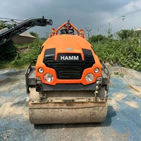 Promo Panas HAMM HD35 2595KG Compact Vibratory Roller Berkualitas Tinggi Single Drum Disetujui EPA Pompa Motor Bomag Bearing Sakai Diesel