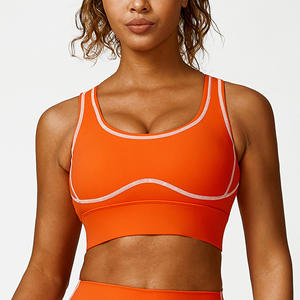 Hot Sale Women's Fitness Sports <b>Bra</b> High Quality 4 Way <b>Stretch</b> Breathable Eco-Friendly Medium Elasticity XS Customizable Front - Product Image 2