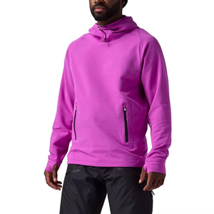 Light Weight Full Sleeves Customized Men's Windproof Polyester/Cotton <b>Hip</b> Hop Style Hoodie <b>for</b> Outdoor Use OEM Design - Product Image 1
