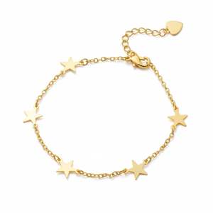 18K Gold Plated Silver Starlight Cross Pearl <b>Bangle</b> <b>Bracelet</b> for Women - Product Image 3