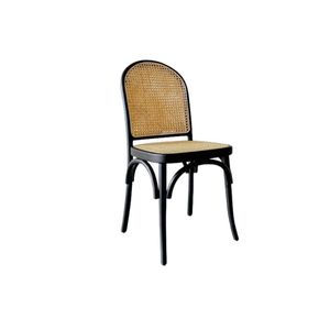 Teak Wood Synthetic Rattan Midcentury Modern Durable Restaurant <b>Dining</b> <b>Chair</b> for Commercial Use in Hotels and Restaurants - Product Image 4