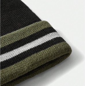 New Design Fashion Unisex Custom Beanies For Men Knitted Winter Embroidered Outfit <b>Head</b> <b>Warmer</b> Jacquard Beanies Caps For Men - Product Image 5