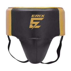 High Quality Leather Comfortable Boxing Groin Guard Adult MMA Kickboxing Muay Thai Protective Abdominal Protector All Seasons - Product Image 1