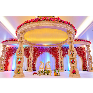 Top qualité mariage en bois Mandap Leicester Dream Occasion mariage Mandap Finlande fabuleux mariage personnalisé en bois Mandap USA - Product Image 1