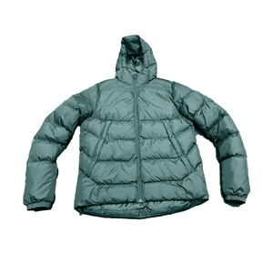 Veste d'hiver décontractée pour homme, à capuche, en duvet, coupe-vent, couleur unie, fermeture éclair, coupe régulière, polyester épais - Product Image 5