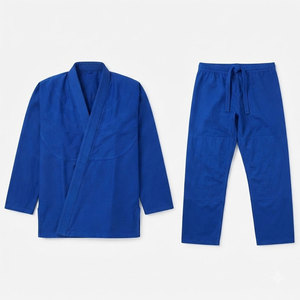 ชุดยูโด BJJ ระดับมืออาชีพ ผ้าฝ้าย 100% ล้างทำความสะอาดแล้ว โลโก้ด้านหน้า ทนทาน ระบายอากาศได้ดี เหมาะสำหรับนักเรียนและนักกีฬา - Product Image 1