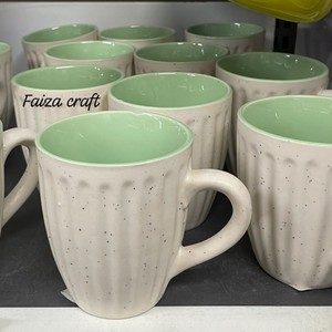 Juego de Tazas de Cerámica de 3 y 4 Onzas, Color Sólido, Diseño Minimalista, Resistentes al Calor, Aptas para Microondas y Lavavajillas, para Uso Doméstico - Product Image 5