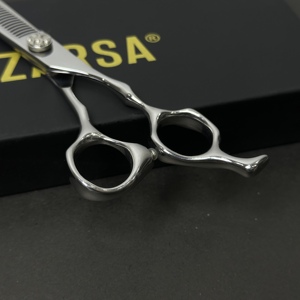 Ciseaux de coiffure ergonomiques premium 440c, 6 pouces, en acier inoxydable, pour la coupe et la texture des cheveux, outil professionnel de salon - Product Image 2