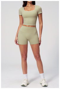 Highly Professional Women,s Slim Fit Workout Sportswear Set Includes High Waist Leggie Bra Plus Size Anti-Bacterial Stitch Cryst - Product Image 4