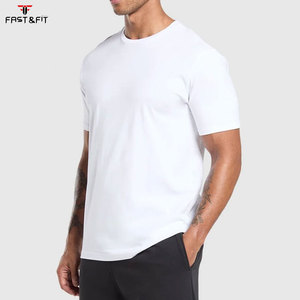 Camiseta de Verano de Manga Corta para Hombre, de Algodón, Lisa, Tejida, 180 Gramos, Informal - Product Image 4