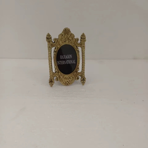 <b>Square</b> Shape Metal Brass Golden Finished Photo <b>Frame</b> Wall Decorative New Design Photo <b>Frame</b> for Home Bed Room Decor - Product Image 1