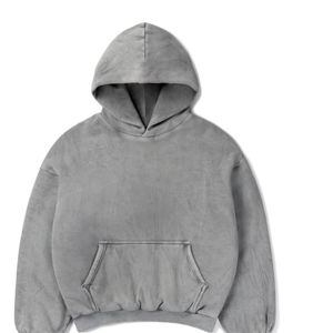 Sweat à capuche surdimensionné pour homme, personnalisé, 2026, effet délavé, 100% coton, lavage vintage, haute qualité, fabriqué par un fabricant - Product Image 1