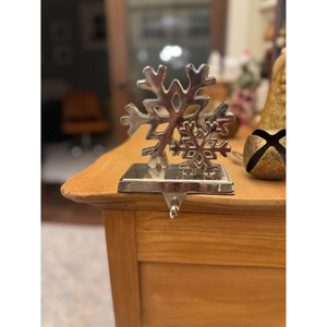 Decorative Snowflake Design <b>Stocking</b> Hook Handicrafts Hanger Handicrafts Christmas Decor Cloth Hook & <b>Stocking</b> <b>Holder</b> Handmade - Product Image 3