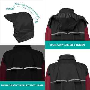 Combinaison de pluie noire de haute qualité, neuve, fabriquée en polyester durable, pour les voyages et les activités de plein air, vestes et combinaisons de pluie. - Product Image 5