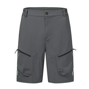 Men Summer Sport Shorts Waterproof Cargo Shorts Multiple Pockets <b>Elastic</b> <b>Belt</b> for Outdoor Cycling Running Camping Fishing - Product Image 2